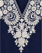 Sundown in Navy Kaftan Co-ord.