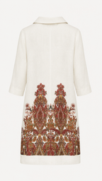 Paisley Breeze Linen Dress