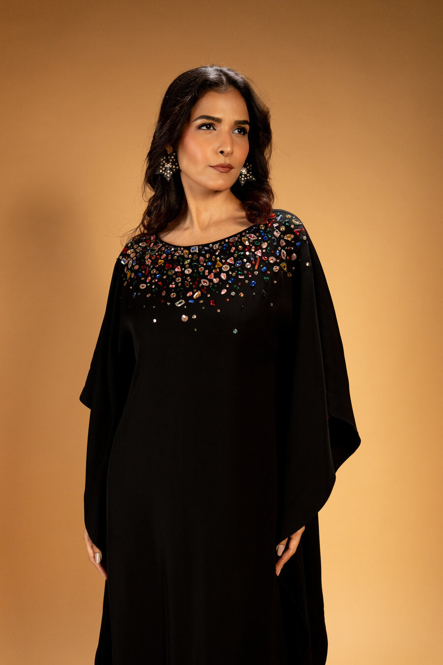 Celestial Noir Kaftan