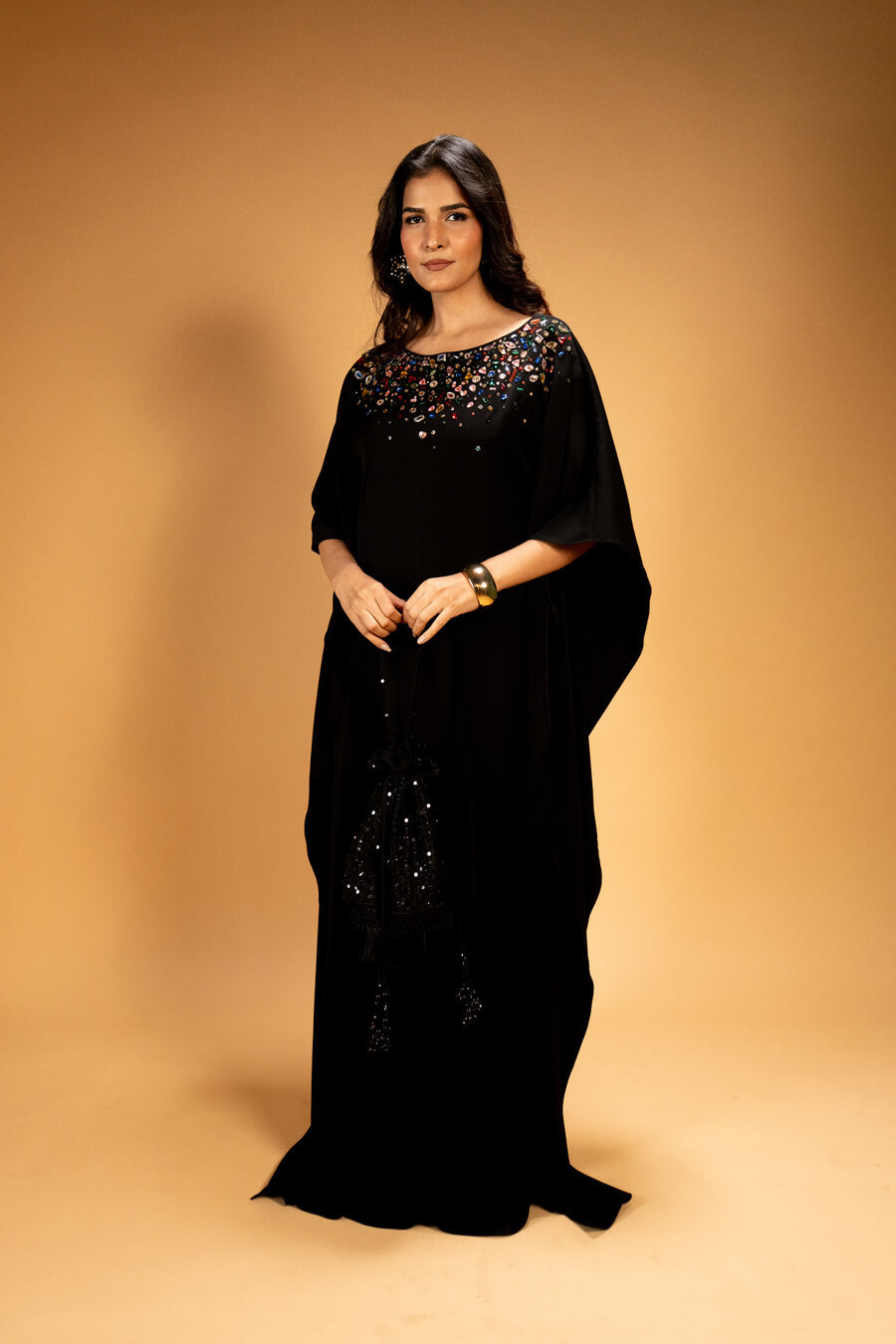 Celestial Noir Kaftan