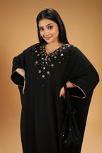 Noir Sequin Kaftan