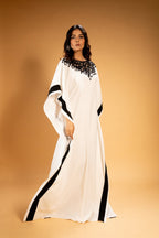 Midnight Ivory Kaftan