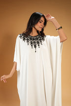 Ivory Noir Kaftan