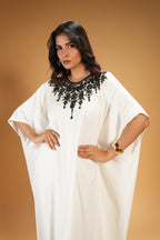 Ivory Noir Kaftan