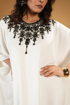 Ivory Noir Kaftan