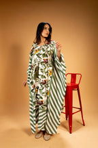 Fusion Stripe Kaftan