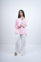 Light pink Reverie Embroidered Co-ord Set
