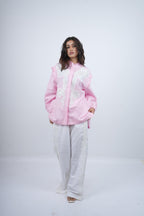 Light pink Reverie Embroidered Co-ord Set