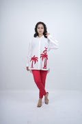 Tropical Muse Embroidered Co-ord Set