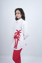 Tropical Muse Embroidered Co-ord Set