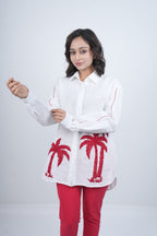 Tropical Muse Embroidered Co-ord Set