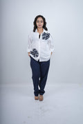Palm Noir Embroidered Co-ord Set
