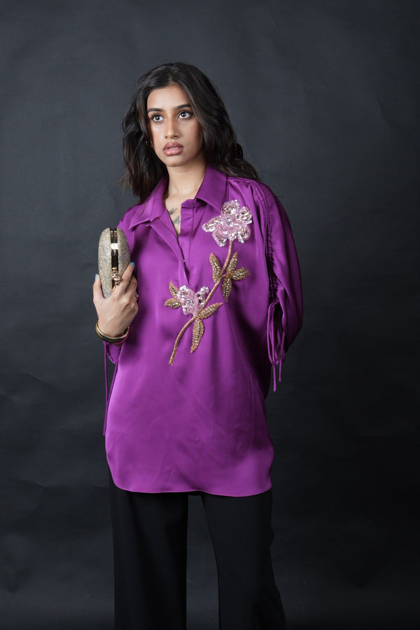 Magenta Muse Top