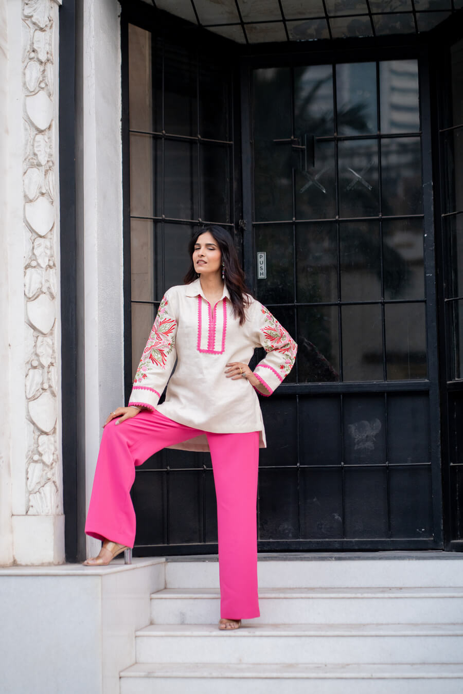 Fuchsia Bloom Co-ord Set