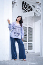 Coastal Calm Stripes cotton